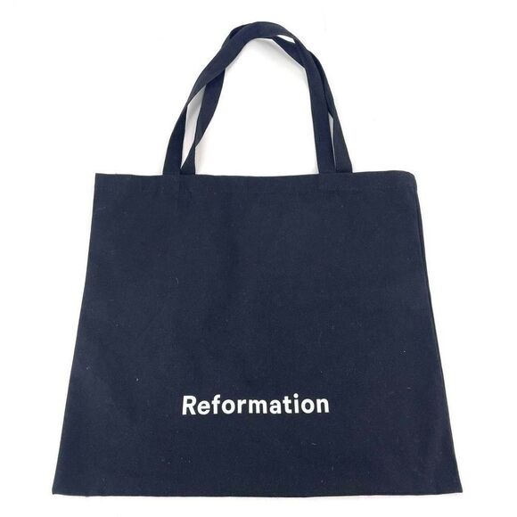 Reformation black tote shopping bag - Picture 1 of 8